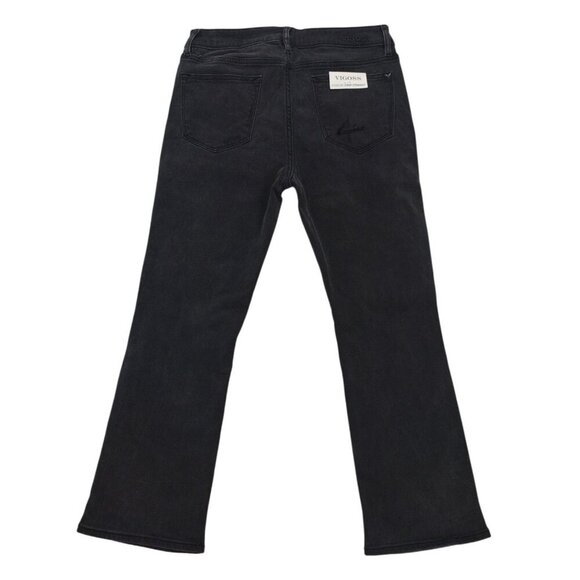 Vigoss Womens Black Distressed Straight-Leg Jeans Size 29 Cotton/Spandex, NWT. - Picture 2 of 9